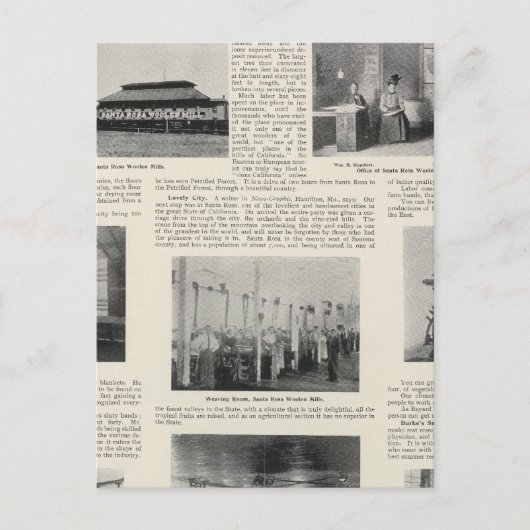 Santa Rosa, Californië Briefkaart (Voorkant)