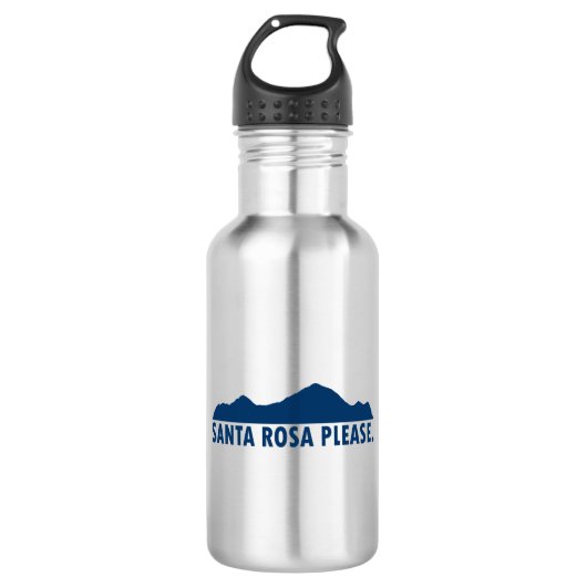 Santa Rosa Californië Waterfles (Voorkant)