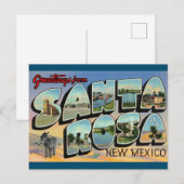 Santa Rosa New Mexico Briefkaart (Voorkant / Achterkant)
