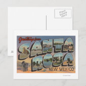 Santa Rosa, New Mexico - Grote Letter-scènes Briefkaart (Voorkant / Achterkant)