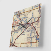 Santa Rosa NM  Map Vierkante Klok (Hoek)