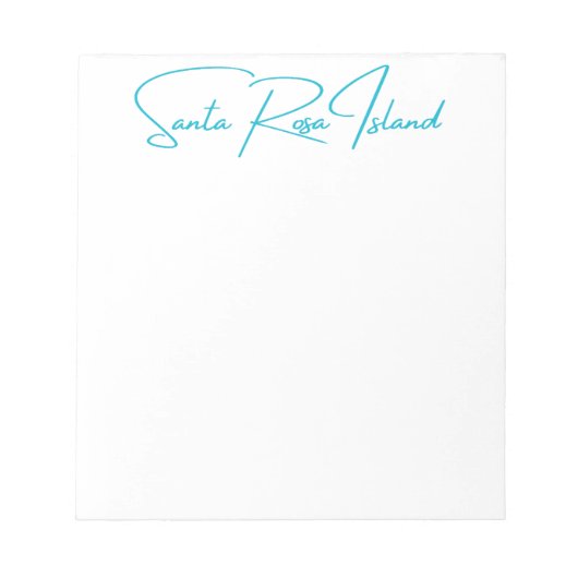 Santa Rosa Notitieblok (Voorkant)