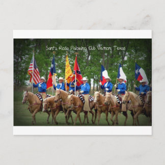 Santa Rosa Palomino Club Vernon, Texas Briefkaart
