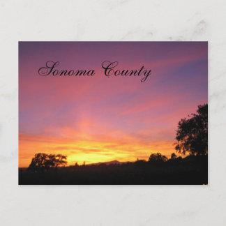 Santa Rosa Sunset Briefkaart