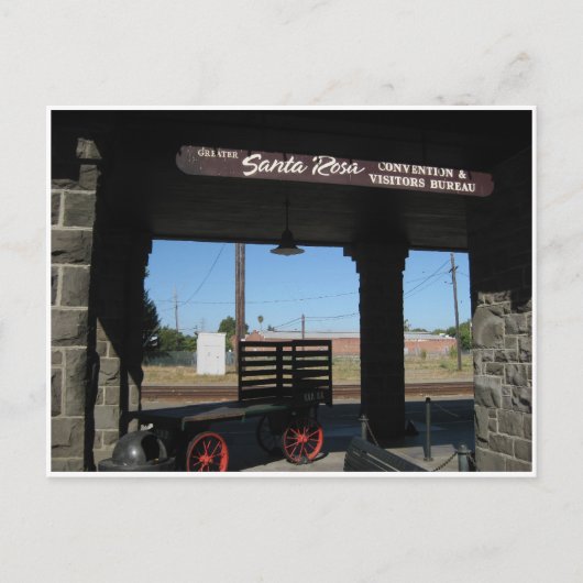 Santa Rosa Visitors Bureau Briefkaart (Voorkant)