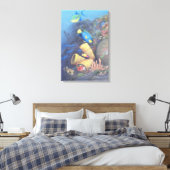 Santa Rosa Wall 1 Fijne Kunst Omwikkelde Canvaspri Canvas Afdruk (Insitu (Slaapkamer))