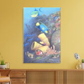 Santa Rosa Wall 1 Fijne Kunst Omwikkelde Canvaspri Canvas Afdruk (Insitu (Woonkamer))