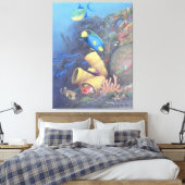 Santa Rosa Wall 1 Fine Art Wrapped Canvas afdrukke (Insitu (Slaapkamer))