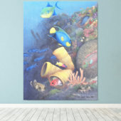 Santa Rosa Wall 1 Fine Art Wrapped Canvas afdrukke (Insitu (Houten vloer))