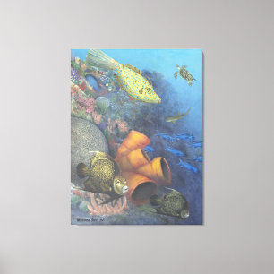 Santa Rosa Wall 2 Fine Art Wrapped Canvas afdrukke