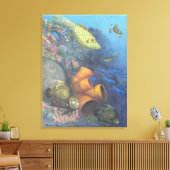 Santa Rosa Wall 2 Kunstzinnig Ingepakt Canvasprint Canvas Afdruk (Insitu (Woonkamer))