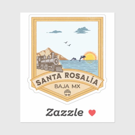 Santa Rosalia Baja California Sur Mexico Sticker (Vel)
