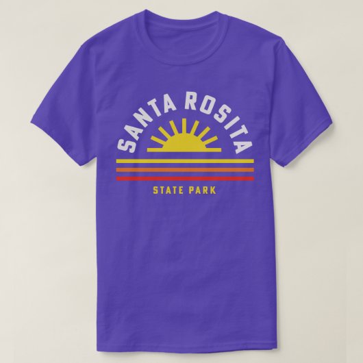 Santa Rosita State Park California Retro  S T-shirt (Design voorkant)