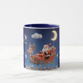 Santa Rudolph Christmas Combo Coffee Mug Mok (Midden)