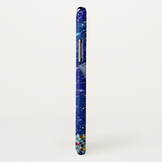 Santa Rudolph Elf met Sled Case-Mate iPhone Case (Achterkant / rechts)