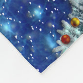 Santa Rudolph Elf met Sled Fleece Deken (Hoek)