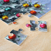 Santa Rudolph Elf met Sled Legpuzzel (Zijkant)