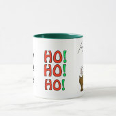 Santa, Rudolph Ho. kerstMok - Pas het aan! Mok (Midden)