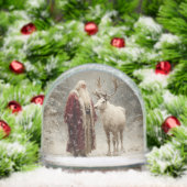 Santa & Rudolph Sneeuwbol (Kerstmis)