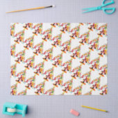 Santa, Rudolph, Snowman en Elf Tissuepapier (Craft)