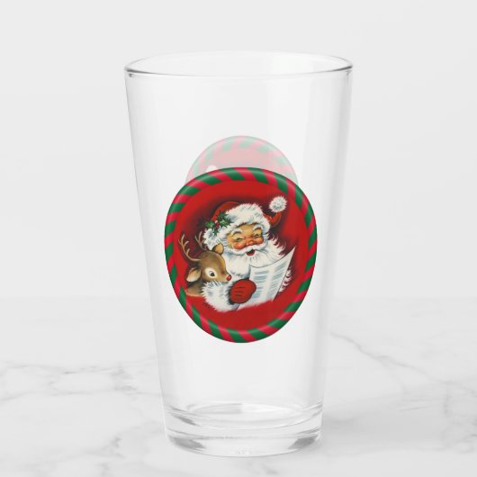 Santa & Rudy  Drink glas (Achterkant)