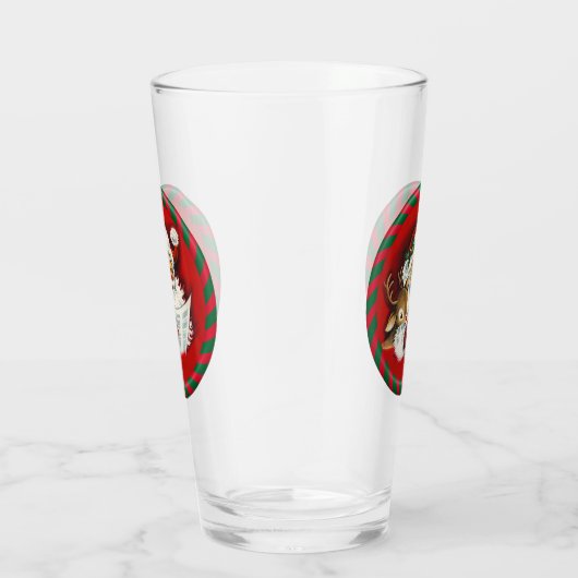 Santa & Rudy  Drink glas (Rechts)
