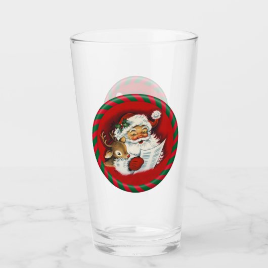Santa & Rudy  Drink glas (Voorkant)