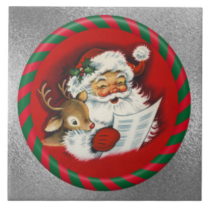 Santa & Rudy Tile Tegeltje