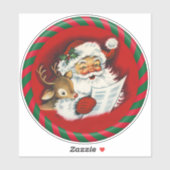 Santa & Rudy Vinyl Sticker (Vel)