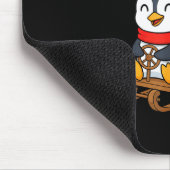 Santa’s Backup Plan Cute Penguin Christmas Design  Muismat (Hoek)