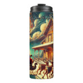 Santa’s Dreamy Holiday Voyage Thermosbeker (Voorkant)