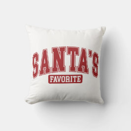 Santa’s Favorite Funny Christmas Holiday Design Kussen