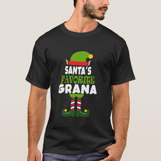Santa s Favorite Grana Funny Christmas Vacation Gi T-shirt (Voorkant)