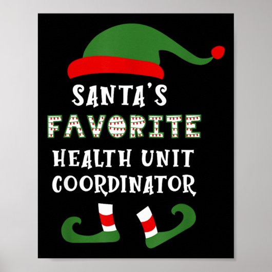Santa S Favorite Huc Health Unit Coordinator Chris Poster (Voorkant)