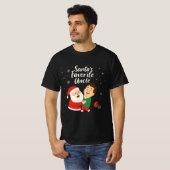 Santa’s Favorite Uncle | Cute Family Christmas Des T-shirt (Voorkant volledig)
