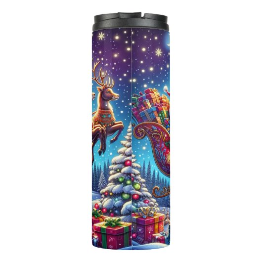 Santa’s Interstellar Eve Ride Thermosbeker (Achterkant)