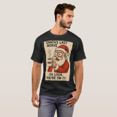 Santa’s Last Nerve Express T-shirt (Voorkant volledig)