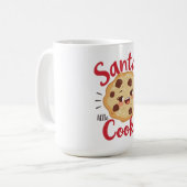 Santa’s Little Cookie Mug | Cute Christmas  Koffiemok (Voorkant links)