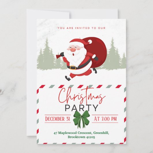 Santa’s Little Cozy Mood  Kaart (Voorkant)