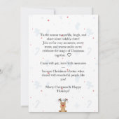 Santa’s Little Cozy Mood  Kaart (Achterkant)