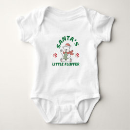 Santa’s Little Fluffer – Cute Christmas Character  Romper
