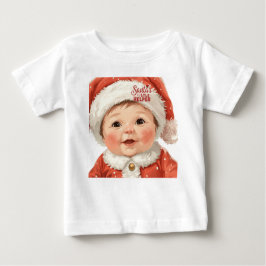 Santa’s Little Helper Baby Shirt | Cute Christmas