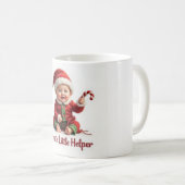 Santa’s Little Helper Mug – Cute Baby Christmas Koffiemok (Voorkant rechts)