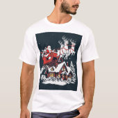 Santa’s Midnight Ride – Gifts Beneath the Stars T-shirt (Voorkant)