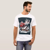 Santa’s Midnight Ride – Gifts Beneath the Stars T-shirt (Voorkant volledig)