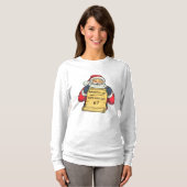 Santa’s Naughty List 6 7– Funny Christmas T-shirt (Voorkant volledig)