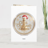 Santa’s Next Move – Funny Chess Christmas Greeting Kaart (Achterkant)