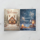 Santa’s Next Move – Funny Chess Christmas Greeting Kaart (Binnen)