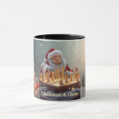 Santa’s Next Move – Funny Chess Christmas Mug for Mok (Midden)