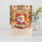 Santa’s Next Move – Funny Christmas Chess Party In Kaart (Staand voorkant)